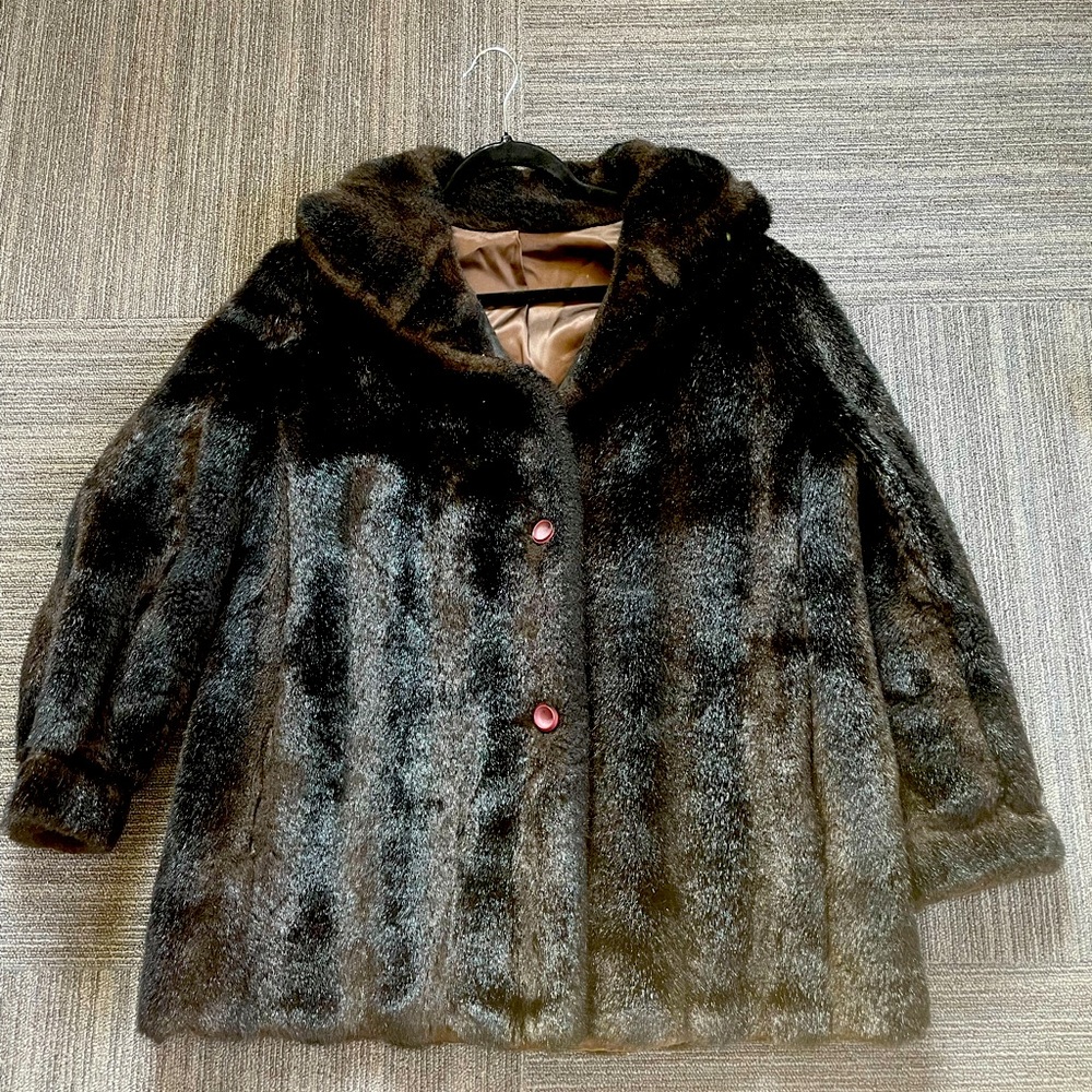 Dubrowsky and Joseph Faux Fur Coat